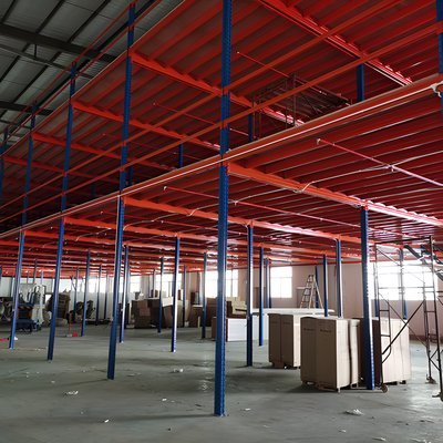 索尔仓储阁楼平台货架钢制结构重型托盘存放架设计定做全国配送