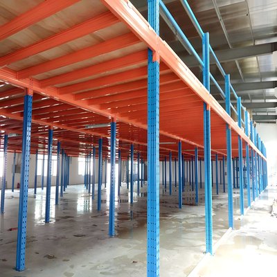 索尔仓储可拆卸阁楼式仓储货架厂平台高位货架钢制托盘重型存放架